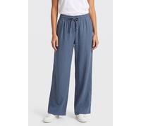 White Stuff Ella Linen Blend Trouser Mid Blue Größe: 10 | Ausgestellte Hosen Outlet | Damen | Weiß