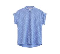 White Stuff Ella Organic Cotton Shirt Blue Mlt Größe: 14 | Business hemden Outlet | Damen | Blau