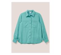 White Stuff Ella Shirt in MID TEAL 352617 439538-MID_TEAL-10-Small 5059514716957 White Stuff 10-S/M