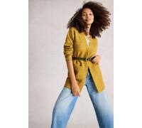 White Stuff Erin Long Line Cardi Mid Chartreuse Größe: M | Jacken Outlet | Damen | Grün