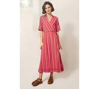 White Stuff Felicity Linen Blend Dress Pink Multi Größe: 6 | Midikleider Outlet | Damen | Weiß