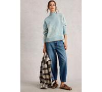 White Stuff Fenella Floral Jumper Blue Multi Größe: 16 | Strickpullover Outlet | Damen | Blau