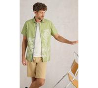 White Stuff Floral Border Ss Printed Shirt Green Print Größe: XL | Casual hemden Outlet | Herren | Grün