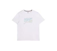 White Stuff Herren-T-Shirt mit Abersoch Grafik - Kurzarm, Allover-Print