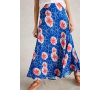 White Stuff Hope Bias Cut Maxi Skirt Blue Print Größe: 12 REGULAR | Maxiröcke Outlet | Damen | Blau