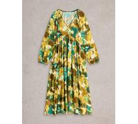 White Stuff Imogen Midi Dress in YELLOW PR Art. WS441707 355766 441707-YELLOW_PR-10/Small 5063390267212 White Stuff 10-S/M