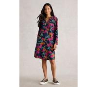 White Stuff June Dress Navy Multi Größe: 10R | Midikleider Outlet | Damen | Blau