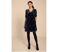 White Stuff Kate Mini Dress Teal Printed Größe: 8 REGULAR | Minikleider Outlet | Damen | Cyan