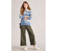 White Stuff Katie Abstract Jumper Blue Multi Größe: 10 | Pullover Outlet | Damen | Blau