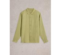 White Stuff Keswick LS Linen Shirt in MID GREEN Art. WS442809 356353 442809-MID GREEN-M 5063390582704 White Stuff