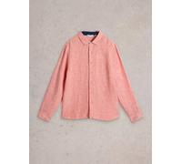 White Stuff Keswick LS Linen Shirt in MID PINK Art. WS442809 356354 442809-MID PINK-M 5063390582520 White Stuff