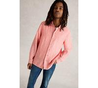 White Stuff Keswick Ls Linen Shirt Mid Pink Größe: XS | Casual hemden Outlet | Herren | Weiß