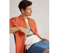 White Stuff Keswick SS Linen Shirt in DK ORANGE Art. WS442810 356357 442810-DK ORANGE-M 5063390582254 White Stuff