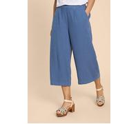 White Stuff Lisette Culotte Mid Blue Größe: 6R | Ausgestellte Hosen Outlet | Damen | Blau