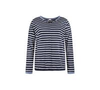 White Stuff Long Sleeve Nelly Stripe Tee Blue Mlt Größe: 8 | Longsleeves Outlet | Damen | Blau