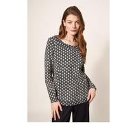 White Stuff Long Sleeve Weaver Tee Black Größe: 6 | Longsleeves Outlet | Damen | Schwarz