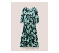 White Stuff Lucy Eco Vero Midi Dress in GREEN MLT 352660 439547-GREEN_MLT-10-Small 5059514777477 White Stuff 10-S/M