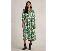 White Stuff Lucy Midi Dress Green Print Größe: 8R | Midikleider Outlet | Damen | Grün