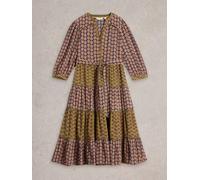 White Stuff Mabel Mixed Print Dress in BLK PR Art. WS441713 355773 441713-BLK_PR-10/Small 5063390261630 White Stuff 10-S/M