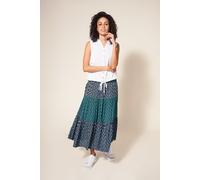 White Stuff Mabel Mixed Print Midi Skirt Navy Multi Größe: 24 | Midiröcke Outlet | Damen | Blau
