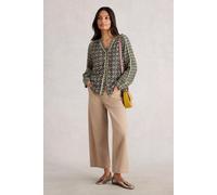 White Stuff Mabel Mixed Print Top Black Multi Größe: 8 | Blusen Outlet | Damen | Schwarz