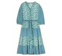 White Stuff Mabel Mixed Printed Dre Teal Printed Größe: 24R | Blusenkleider Outlet | Damen | Cyan