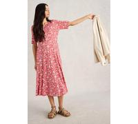 White Stuff Madeline Dress Pink Multi Größe: 14 REGULAR | Midikleider Outlet | Damen | Rosa