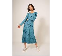 White Stuff Madeline Eco Vero Jersey Dre Teal Größe: 12 REGULAR | Midikleider Outlet | Damen | Cyan