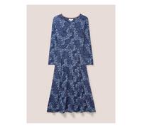 White Stuff Madeline Eco Vero Jersey Dress in BLUE MLT 352665 439549-BLUE_MLT-10-Small 5059514688315 White Stuff 10-S/M
