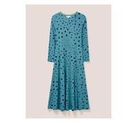 White Stuff Madeline Eco Vero Jersey Dress in TEAL MLT 352666 439549-TEAL_MLT-10-Small 5059514688513 White Stuff 10-S/M