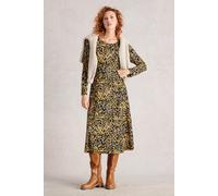 White Stuff Madeline Jersey Dress Chartreuse Multi Größe: 10 REGULAR | Midikleider Outlet | Damen | Grün