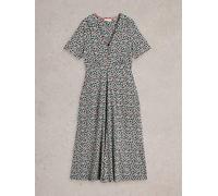 White Stuff Megan Jersey Dress 444338 in NAVY_MULTI, Size 10 360593 444338-NAVY_MULTI-10 5063390697644 White Stuff 10