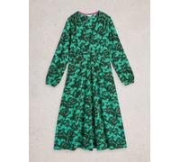 White Stuff Megan Jersey Dress 444339 in GREEN_PR, Size 10 360595 444339-GREEN_PR-10 5063390719995 White Stuff 10