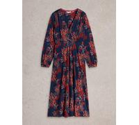 White Stuff Megan Jersey Midi Dress in PLUM PR Art. WS441683 355750 441683-PLUM_PR-10/Small 5063390254816 White Stuff 10-S/M