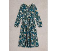 White Stuff Megan Jersey Midi Dress in TEAL_PR WS441683 355943 WS441683-TEAL_PR-10R 5063390325783 White Stuff 10R