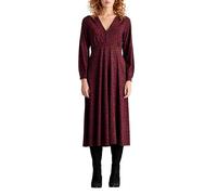 White Stuff Megan Jerseykleid - Klassische Midi-Länge aus Baumwoll-Modal-Jersey zum Hineinschlüpfen - Rosa Multi - Größe 38