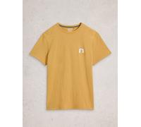 White Stuff Mens Abersoch Camping Graphic Tee in YELLOW PR, Art Nr WS445310 361905 445310-YELLOW_PR-M 5063390918756 White Stuff M