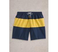 White Stuff Mens Colourblock Volley Swimshort in NAVY_MULTI Art WS443800 358681 443800-NAVY_MULTI-M 5063390605632 White Stuff M