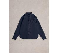 White Stuff Mens Ely Linen Cotton LS Shirt in DARK NAVY, Art Nr WS445337 361866 445337-DARK_NAVY-M 5063390915595 White Stuff M