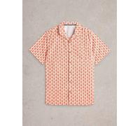 White Stuff Mens Fan Geo SS Printed Shirt in WHITE_PR Art WS443559 358773 443559-WHITE_PR-M 5063390605724 White Stuff M