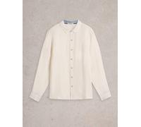 White Stuff Mens Keswick LS Linen Shirt in BRIL WHITE, Art Nr WS442809 361860 442809-BRIL_WHITE-M 5063390345330 White Stuff M