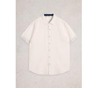 White Stuff Mens Keswick SS Linen Shirt in BRIL WHITE, Art Nr WS442810 361856 442810-BRIL_WHITE-M 5063390986236 White Stuff M