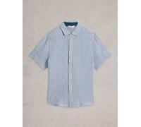 White Stuff Mens Keswick SS Linen Shirt in CHAMB BLUE, Art Nr WS442810 361855 442810-CHAMB_BLUE-M 5063390364560 White Stuff M