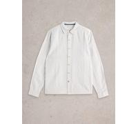 White Stuff Mens Keswick Stripe LS Linen Shirt in NAT_MLT Art WS443545 358645 443545-NAT_MLT-M 5063390588775 White Stuff M