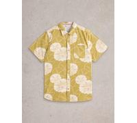 White Stuff Mens Large Floral SS Printed Shirt in GREEN_PR Art WS443562 358546 443562-GREEN_PR-M 5063390606097 White Stuff M