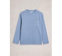 White Stuff Mens Roker LS Tee in DUS BLUE, Art Nr WS445043 361910 445043-DUS_BLUE-M 5063390943673 White Stuff M