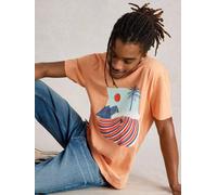 White Stuff Mens Surfs Up Graphic Tee in PINK_PR Art WS443603 358744 443603-PINK_PR-M 5063390635691 White Stuff M