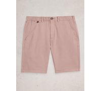 White Stuff Mens Sutton Organic Chino Short in DUS PINK, Art Nr WS445060 361826 445060-DUS_PINK-34 5063390959391 White Stuff 34