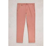 White Stuff Mens Sutton Organic Chino Trouser in DUS PINK, Art Nr WS445056 361828 445056-DUS_PINK-34 5063390911047 White Stuff 34