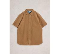 White Stuff Mens Tile Stitch SS Shirt in MID TAN, Art Nr WS445030 361887 445030-MID_TAN-M 5063390920117 White Stuff M